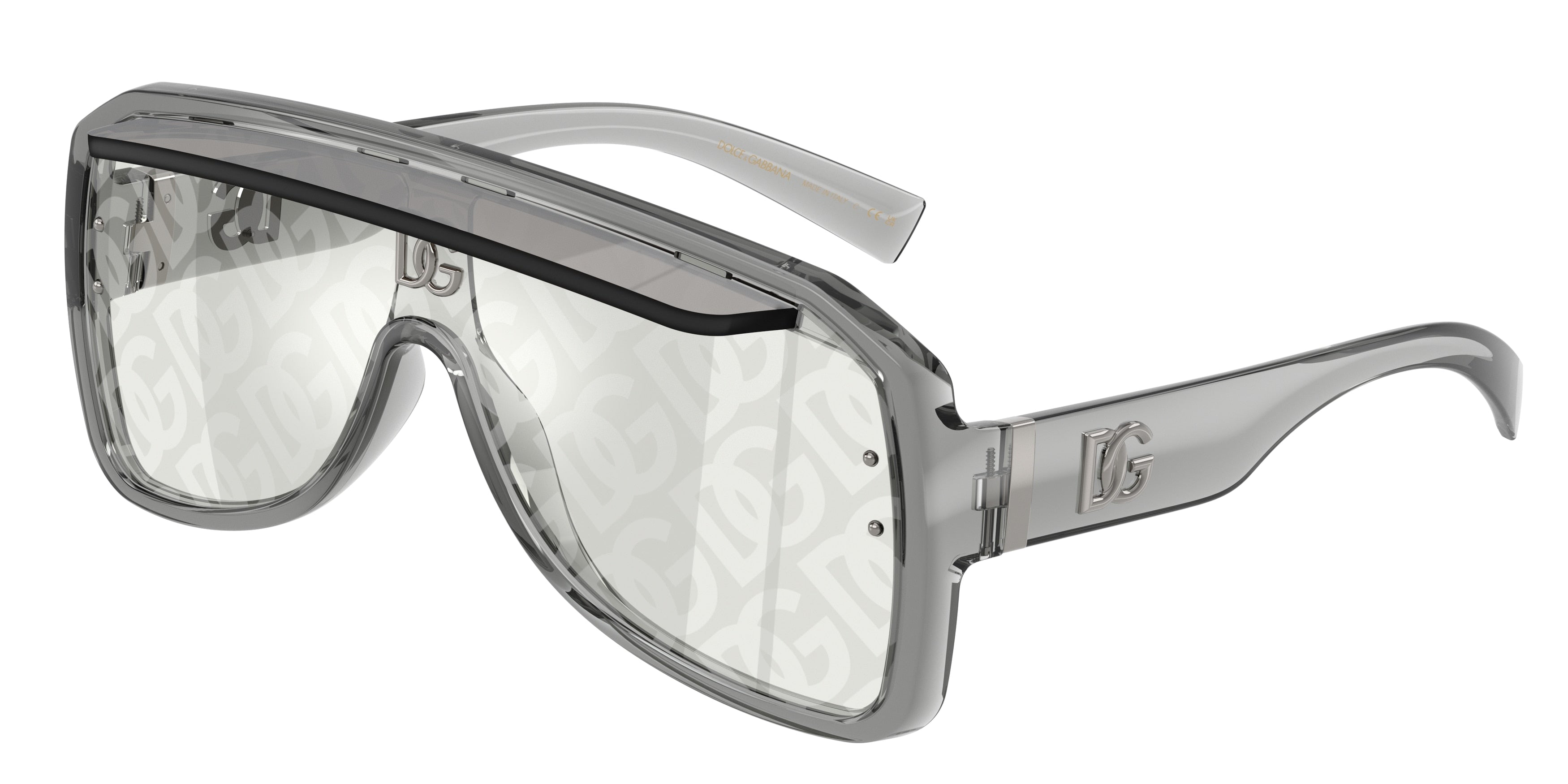 Dolce & Gabbana DG6205 Sunglasses - Transparent Grey / Light grey