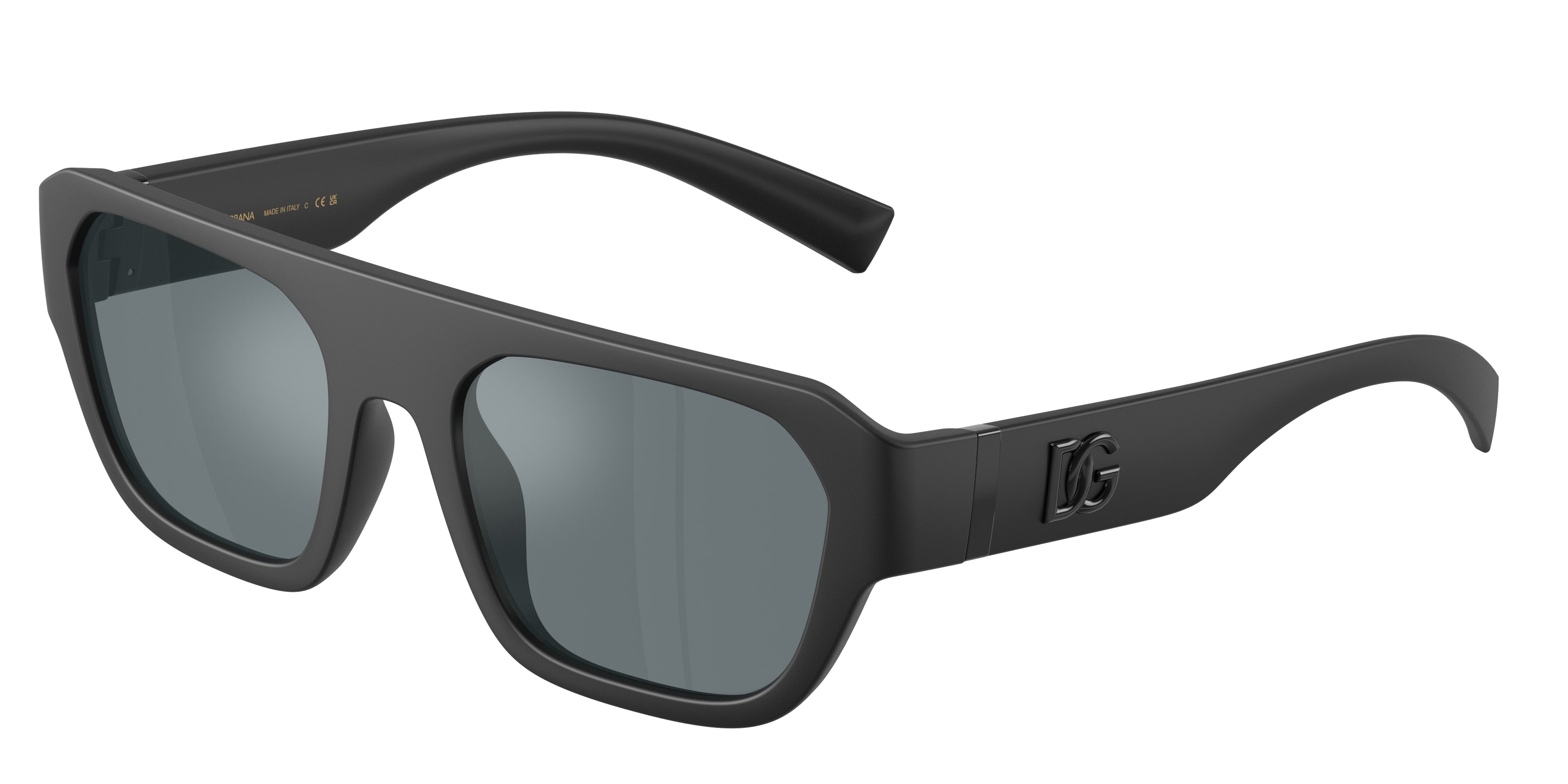 Dolce & Gabbana DG6206 Sunglasses - Matte Black / Grey mirror black