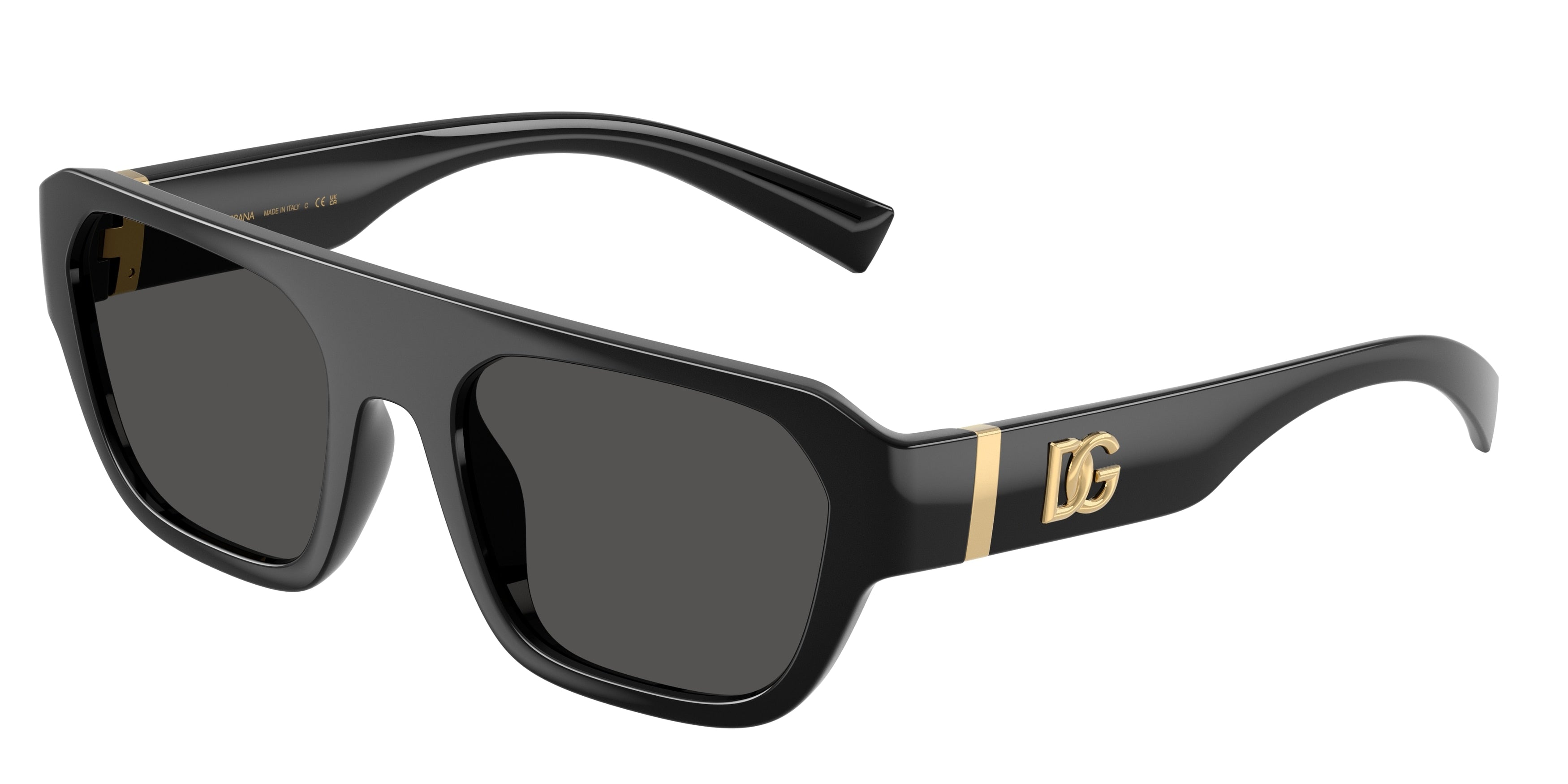 Dolce & Gabbana DG6206 Sunglasses - Black / Dark grey