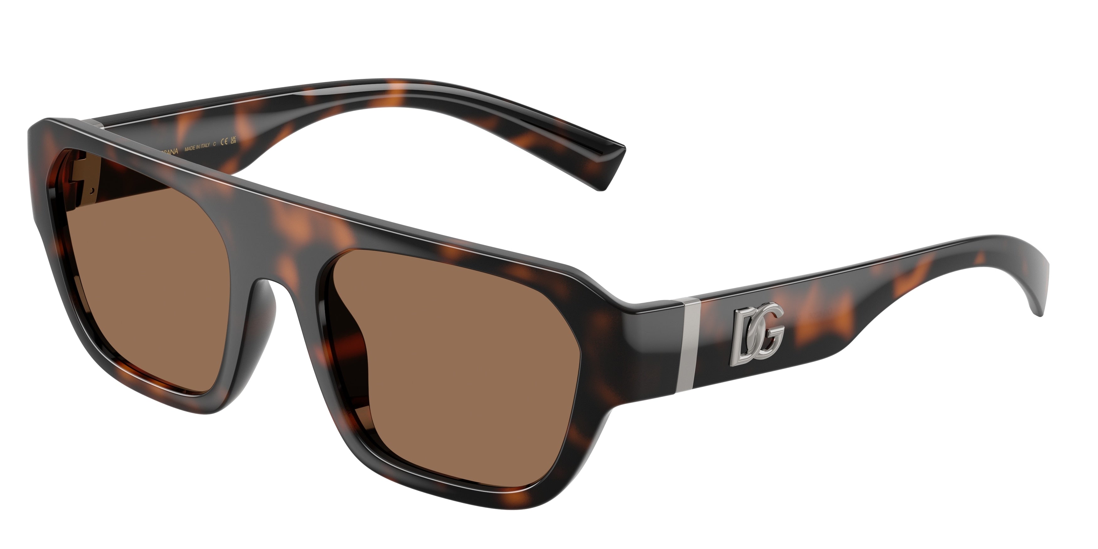 Dolce & Gabbana DG6206 Sunglasses - Havana / Dark brown