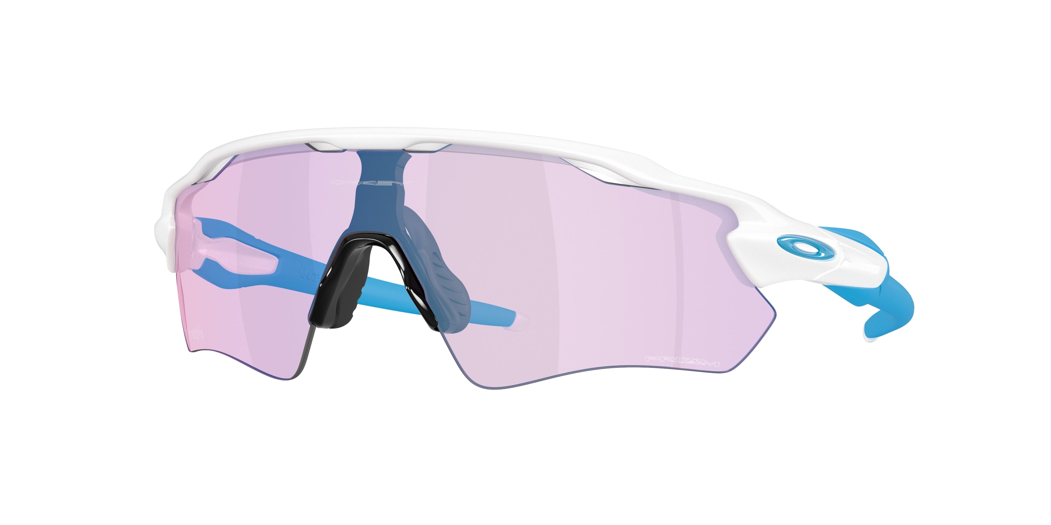 Oakley OO9208 Radar ev path Sunglasses - Matte White / Prizm transitions cobalt