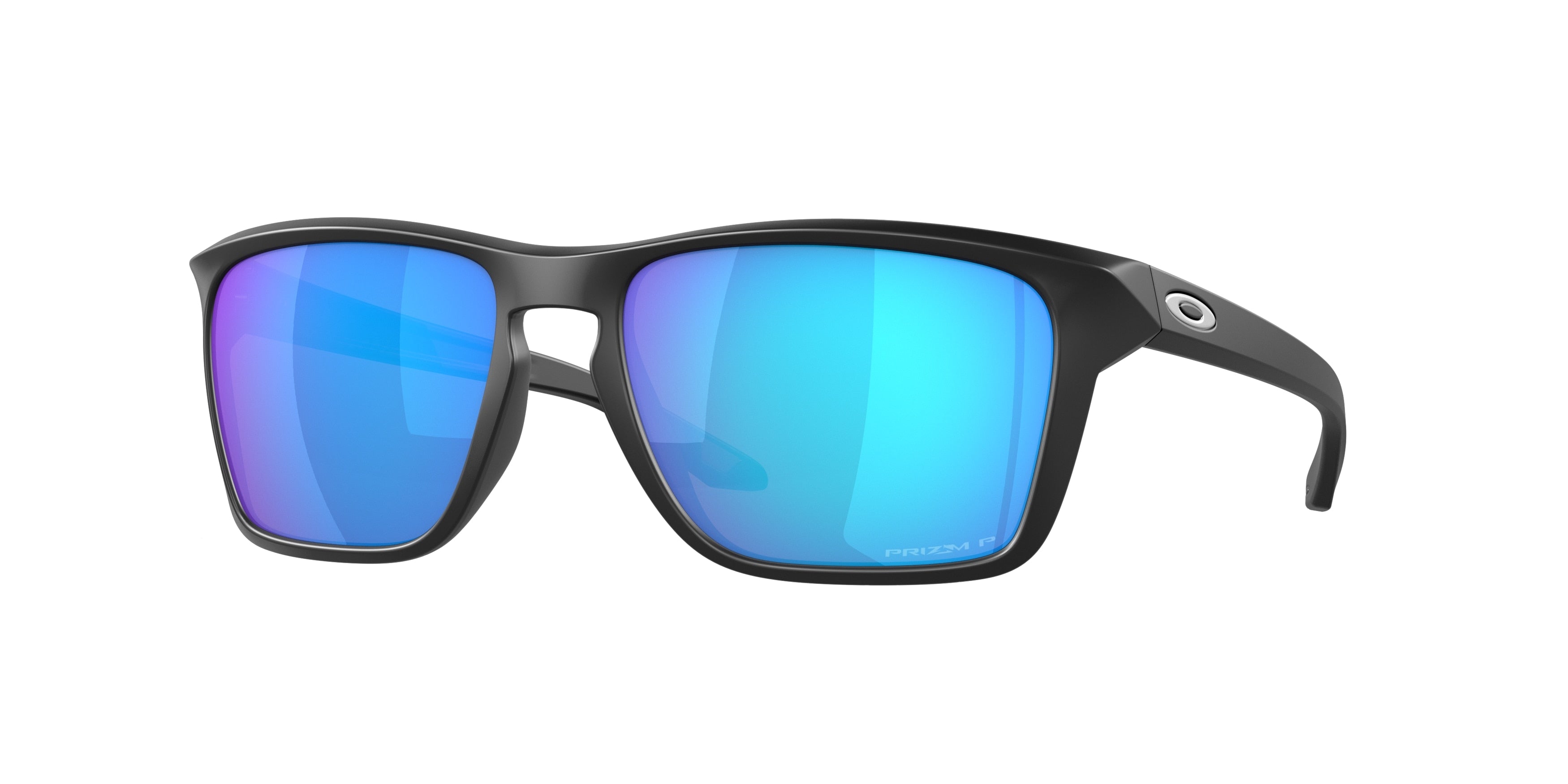 Oakley OO9448 Sylas Sunglasses - Matte Black / Prizm sapphire polarized