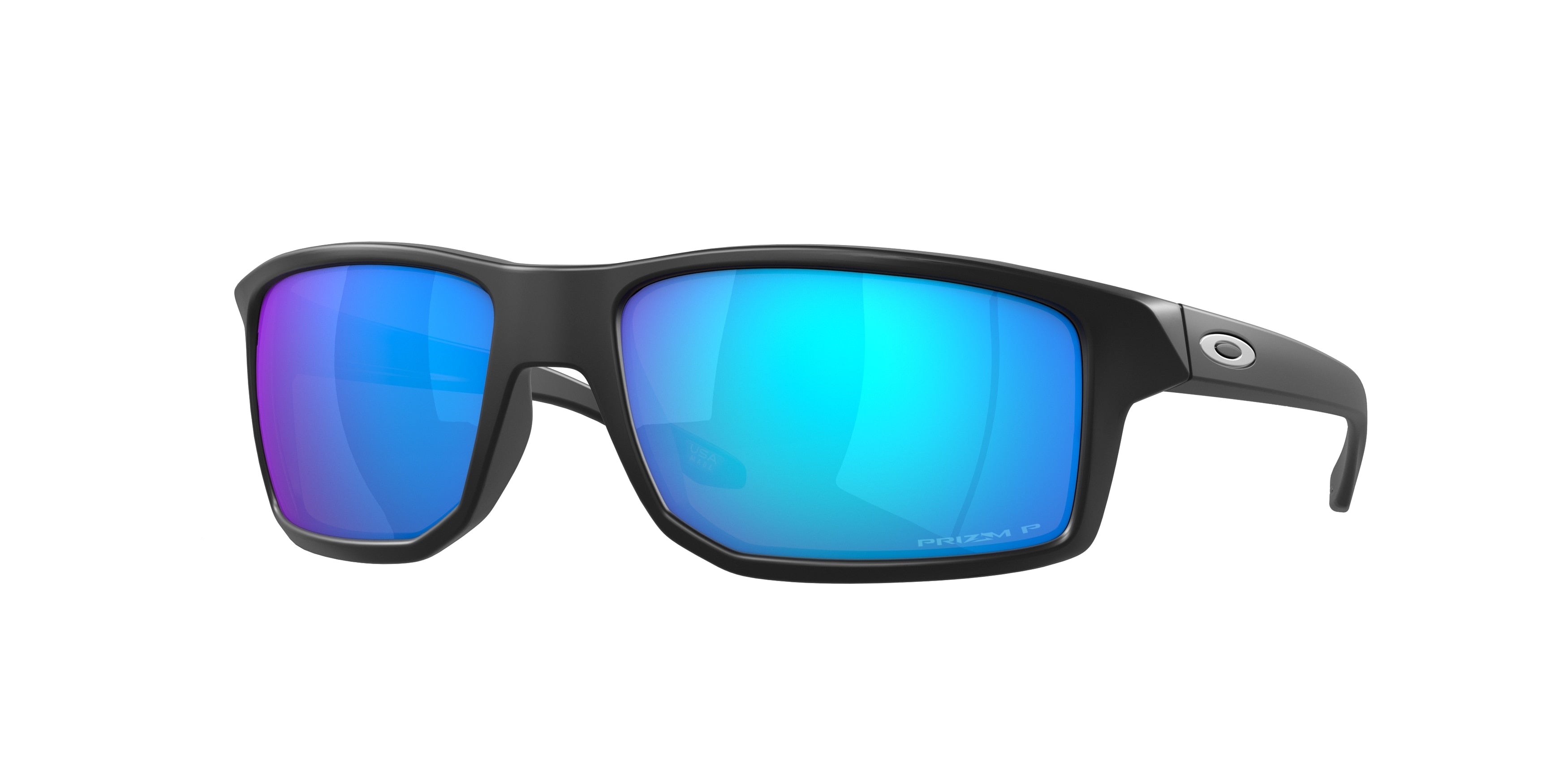 Oakley OO9449 Gibston Sunglasses - Matte Black / Prizm sapphire polarized