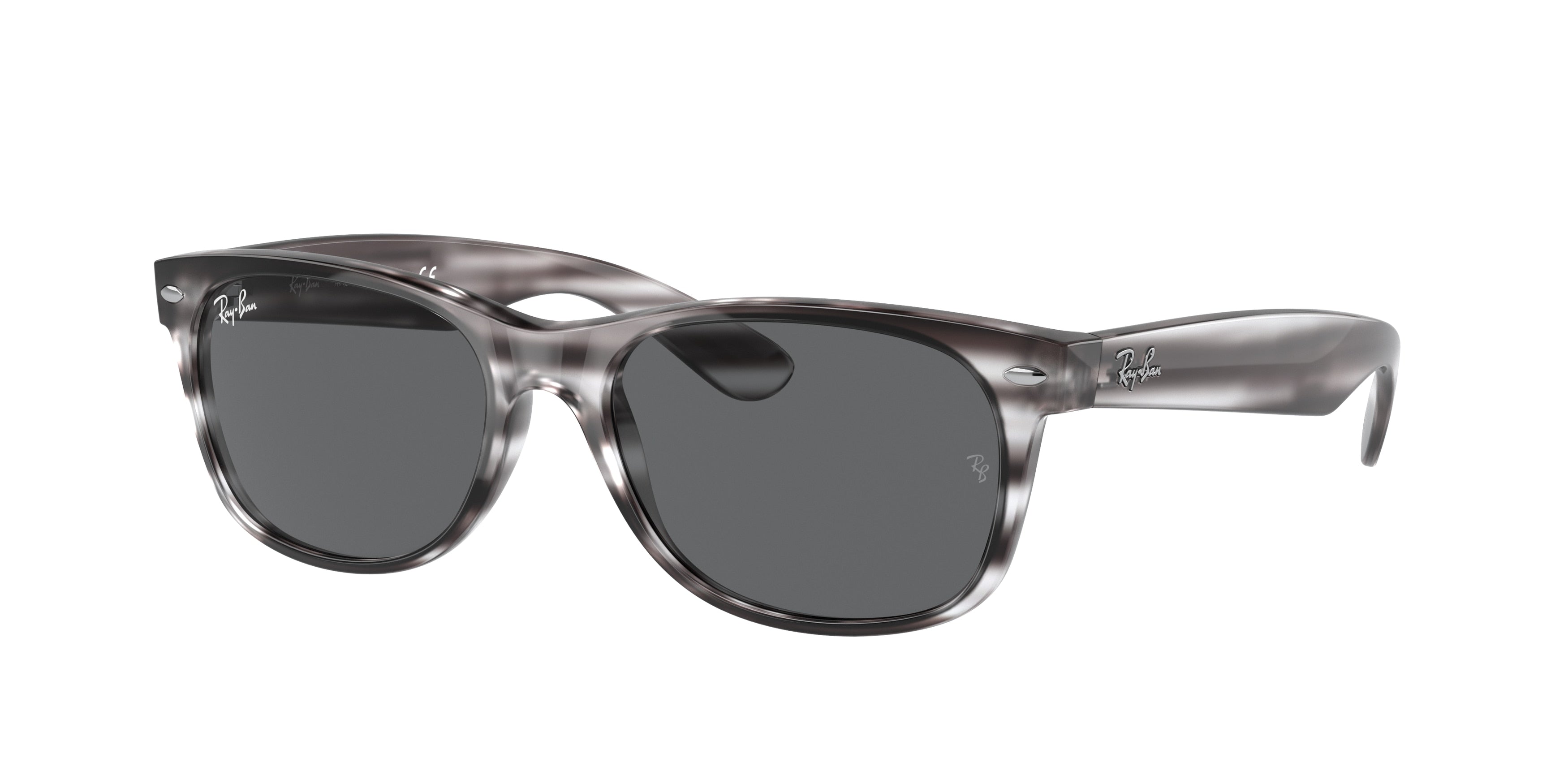 Ray-Ban RB2132 New wayfarer Sunglasses - Striped Grey / Dark grey