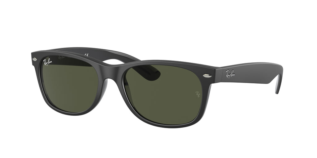 Ray-Ban RB2132 New wayfarer Sunglasses - Rubber Black / G-15 green