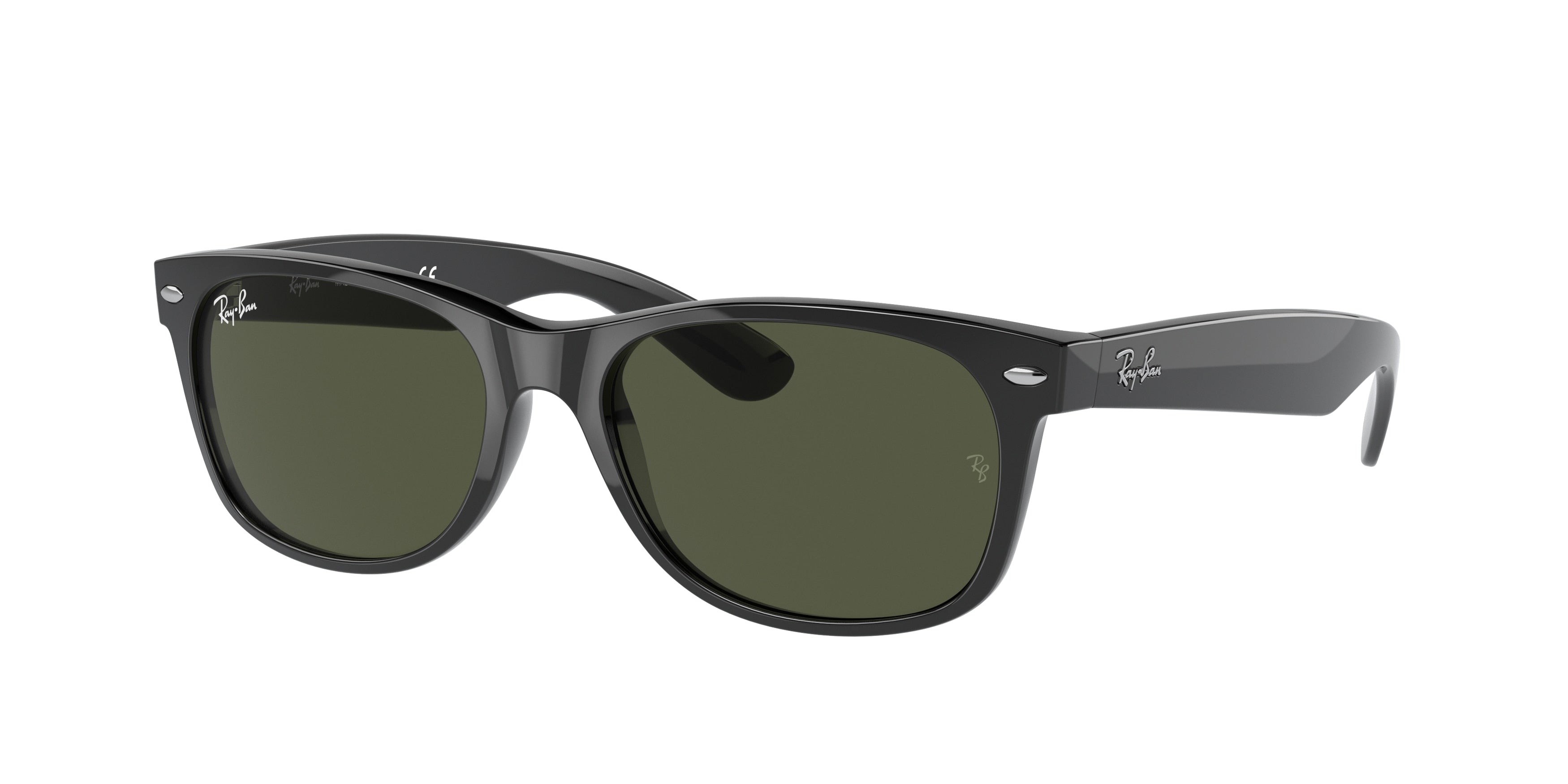 Ray-Ban RB2132 New wayfarer Sunglasses - Black / G-15 green