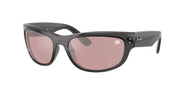 Transparent Black / Red polarized