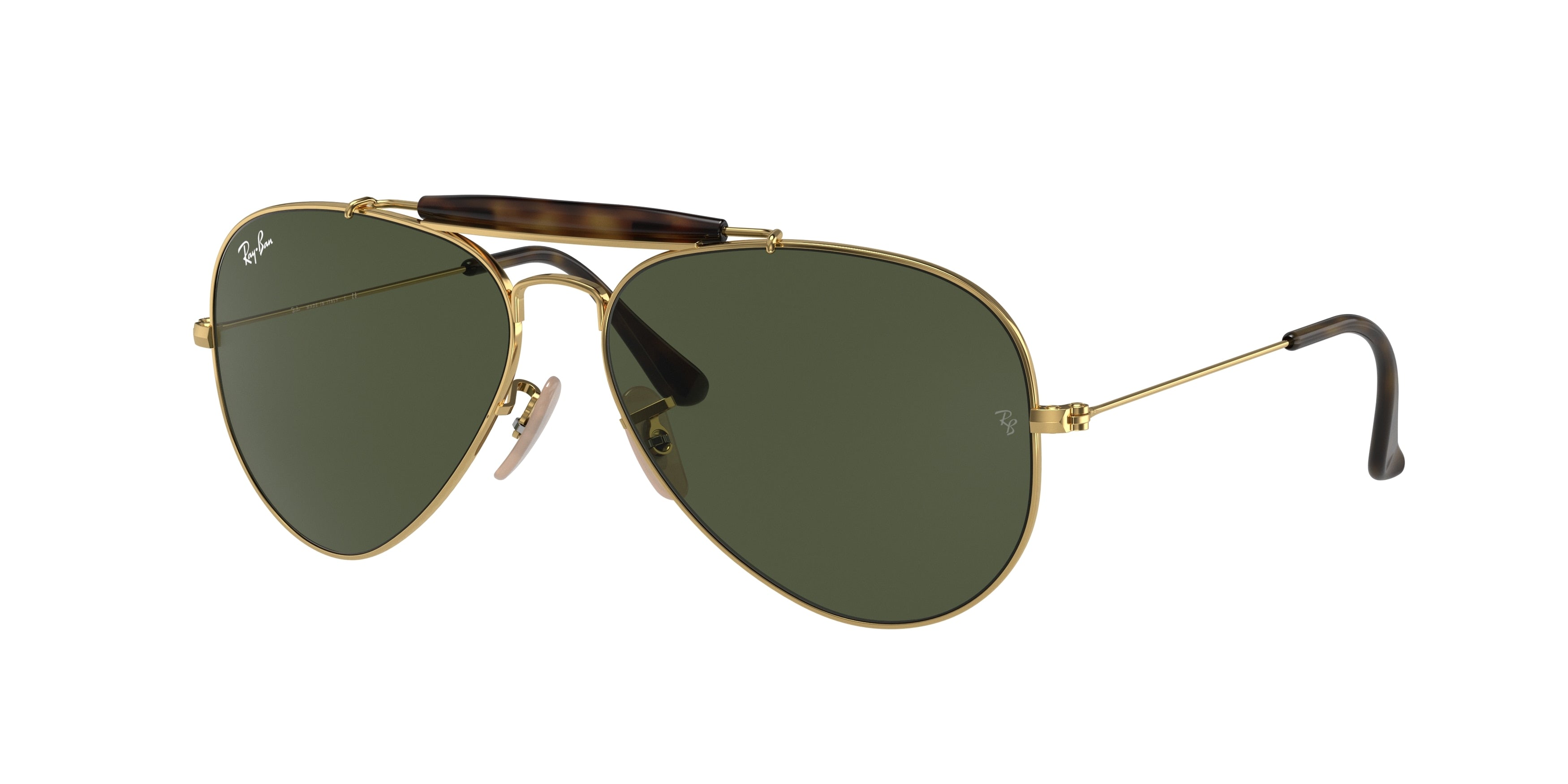 Ray-Ban RB3029 Outdoorsman ii Sunglasses - Arista Gold / G-15 green