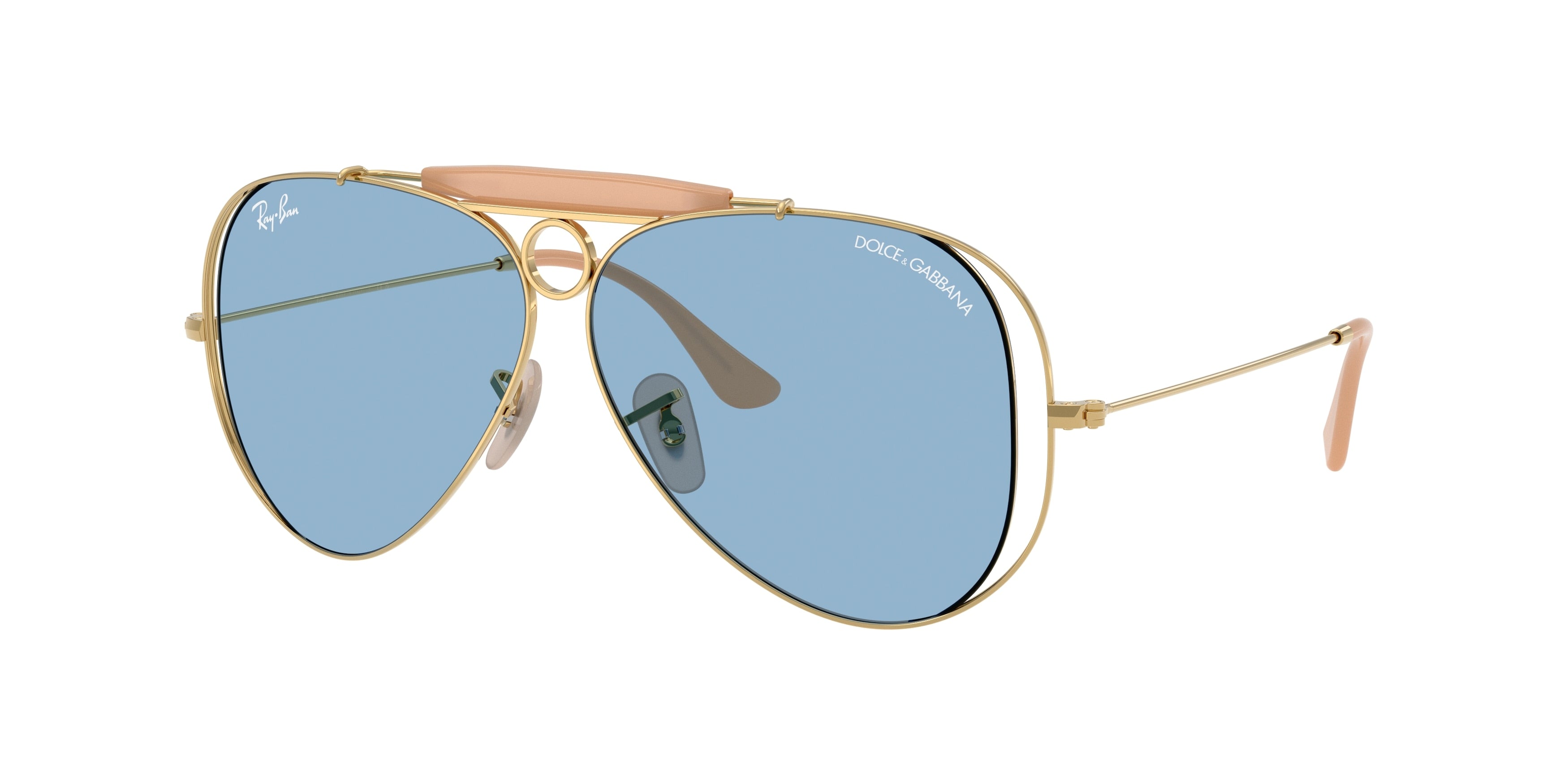 Ray-Ban RB3138M Sunglasses - Arista Gold / Light blue