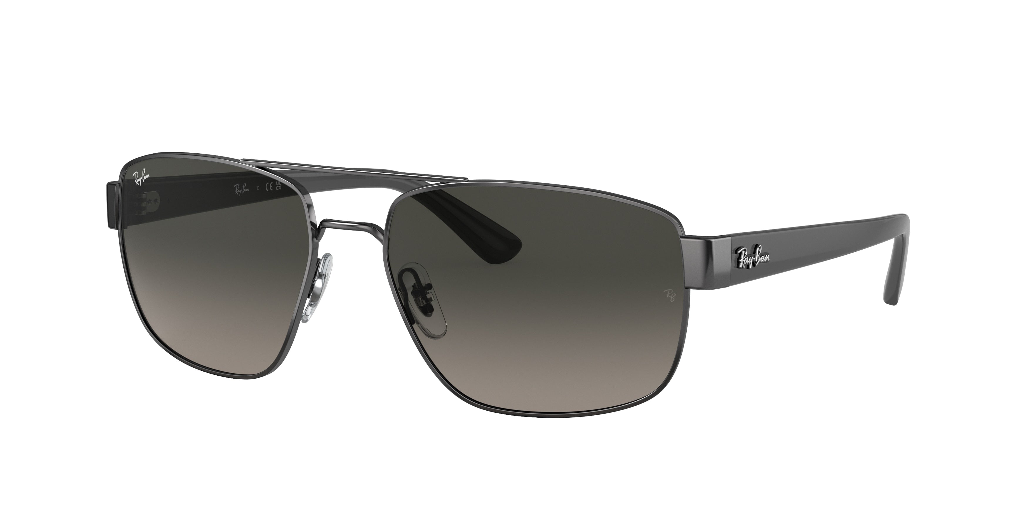 Ray-Ban RB3663 Sunglasses - Gunmetal / Grey gradient
