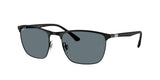 Black / Dark blue polarized