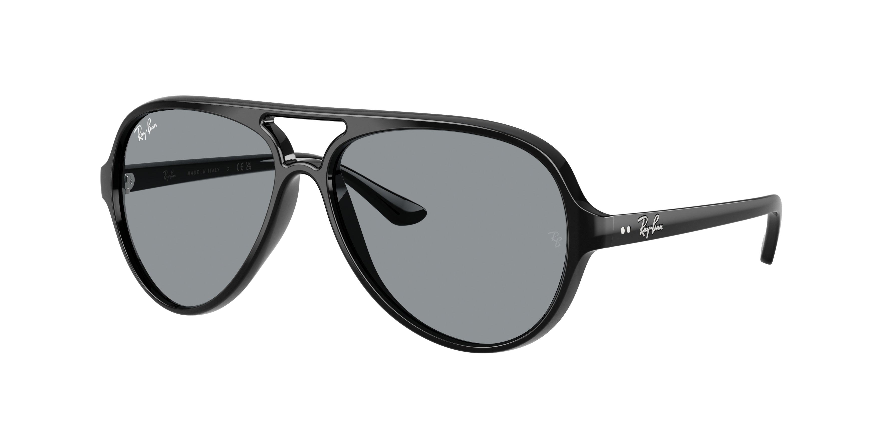 Ray-Ban RB4125 Cats 5000 Sunglasses - Black / Grey