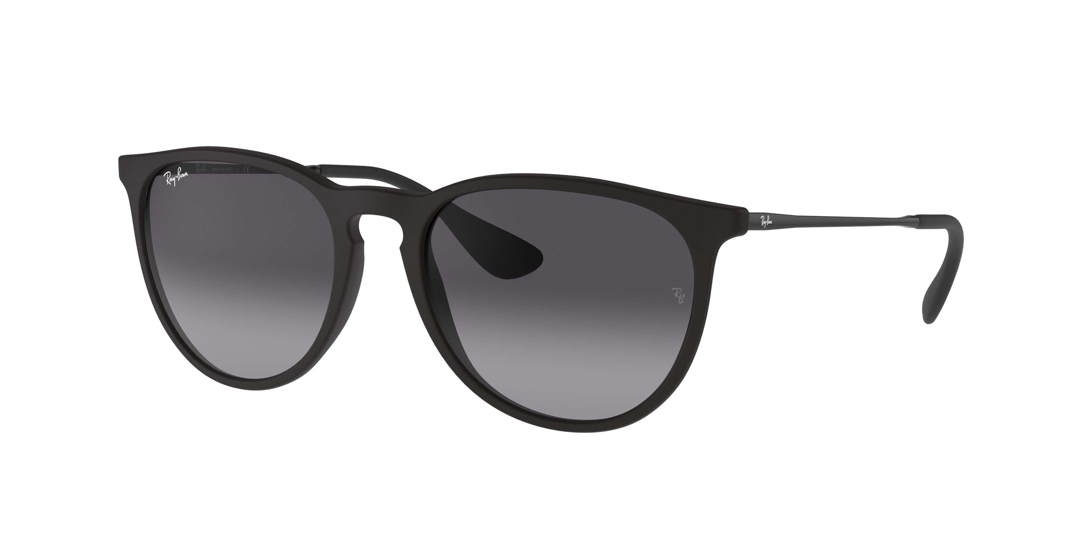 Ray-Ban RB4171 Erika Sunglasses - Rubber Black / Grey gradient
