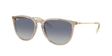 Transparent Light Brown / Light grey gradient dark blue