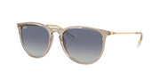 Transparent Light Brown / Light grey gradient dark blue
