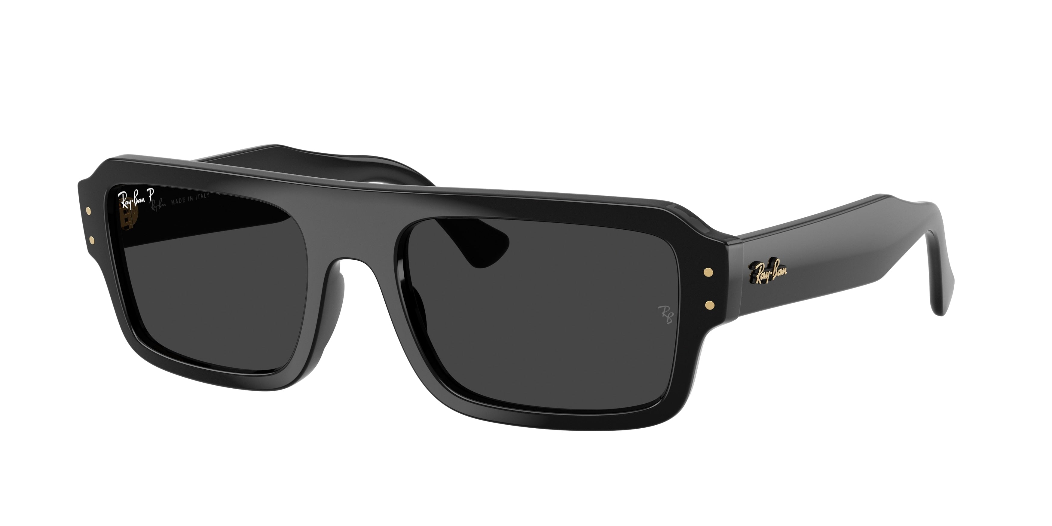 Ray-Ban RB4454 Flacko Sunglasses - Black / Polarized black