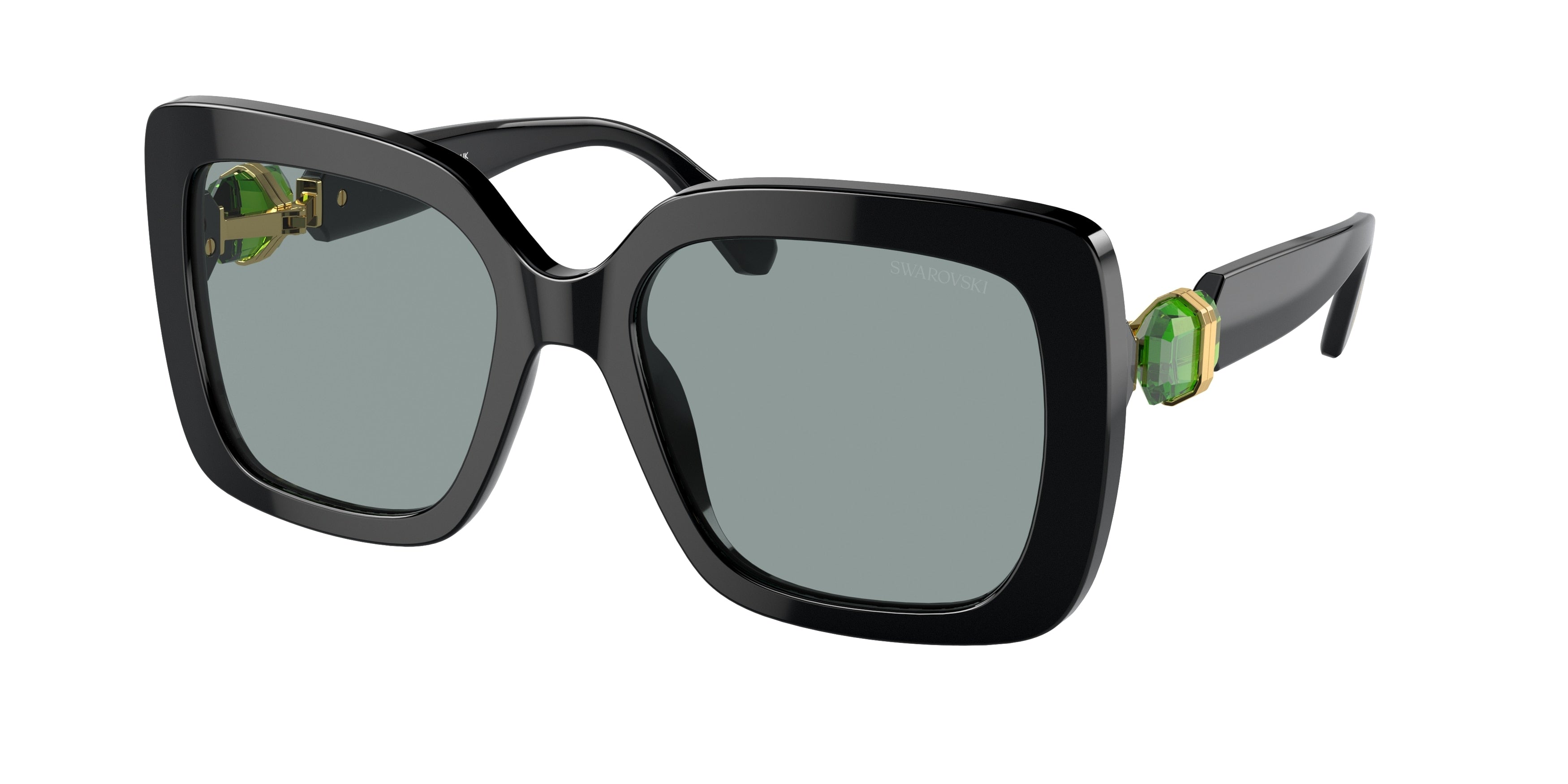 Swarovski SK6001 Sunglasses - Black / Dark grey