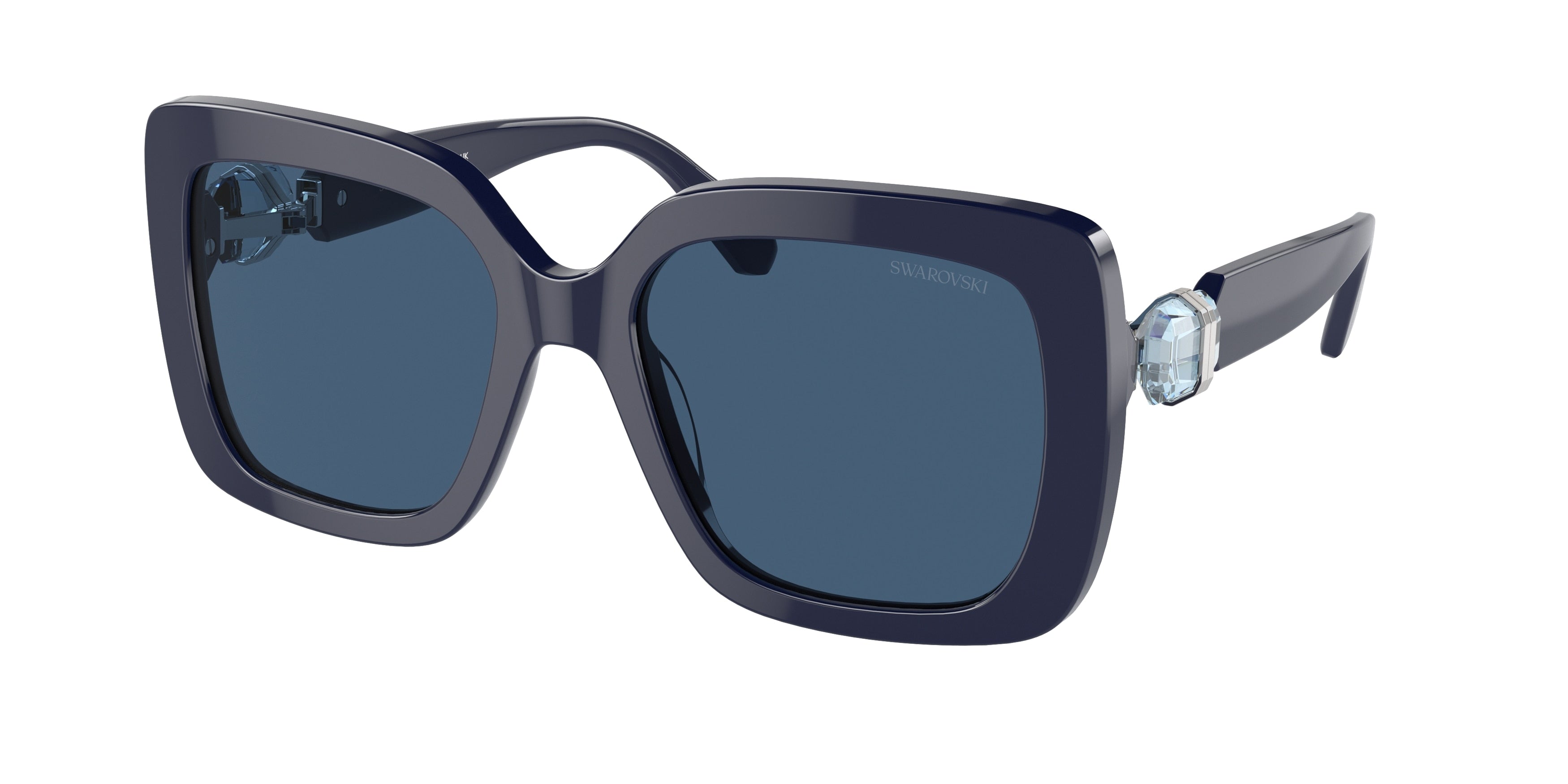 Swarovski SK6001 Sunglasses - Opal Blue / Dark blue