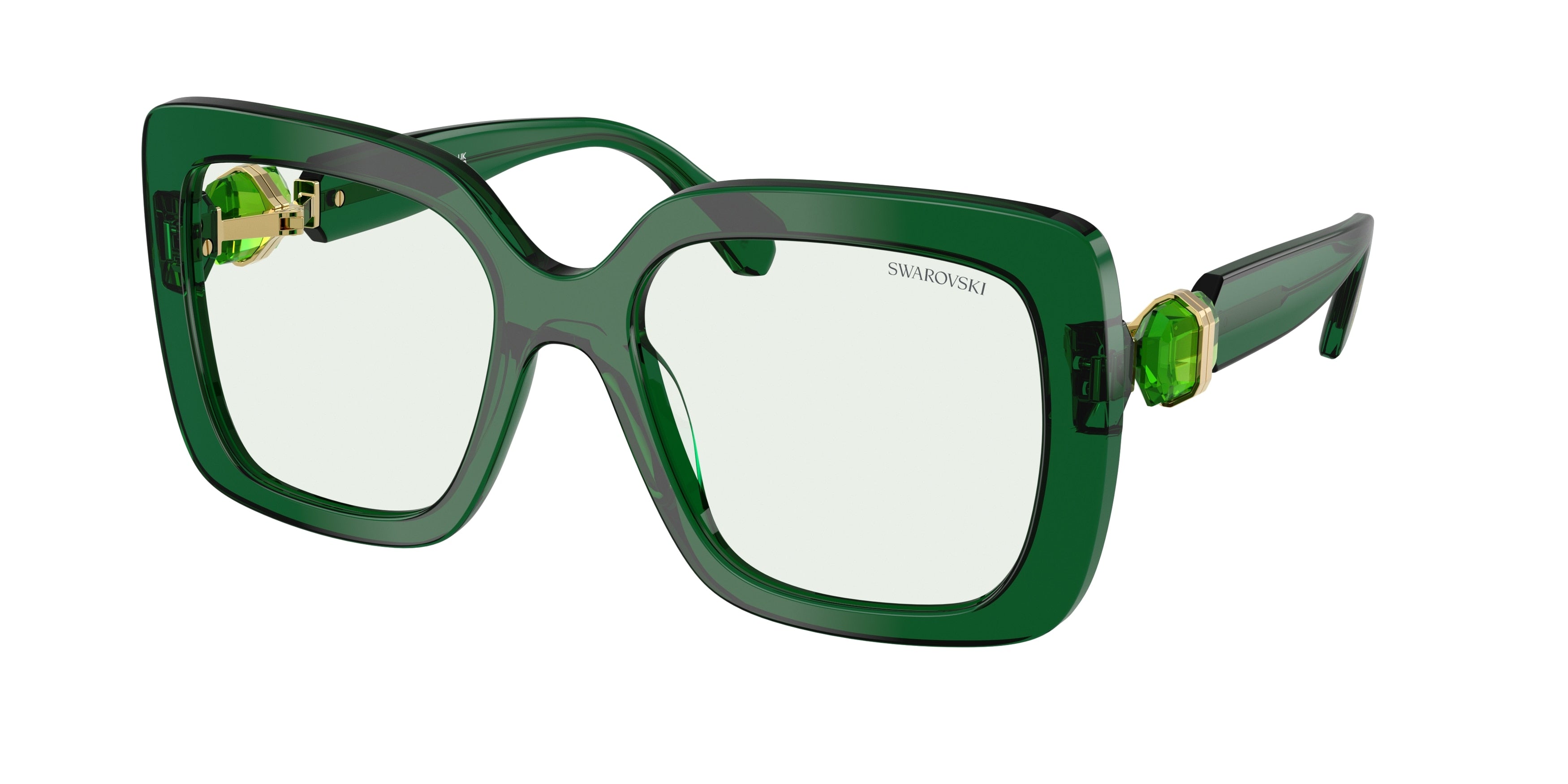 Swarovski SK6001 Sunglasses - Transparent Green / Transition green