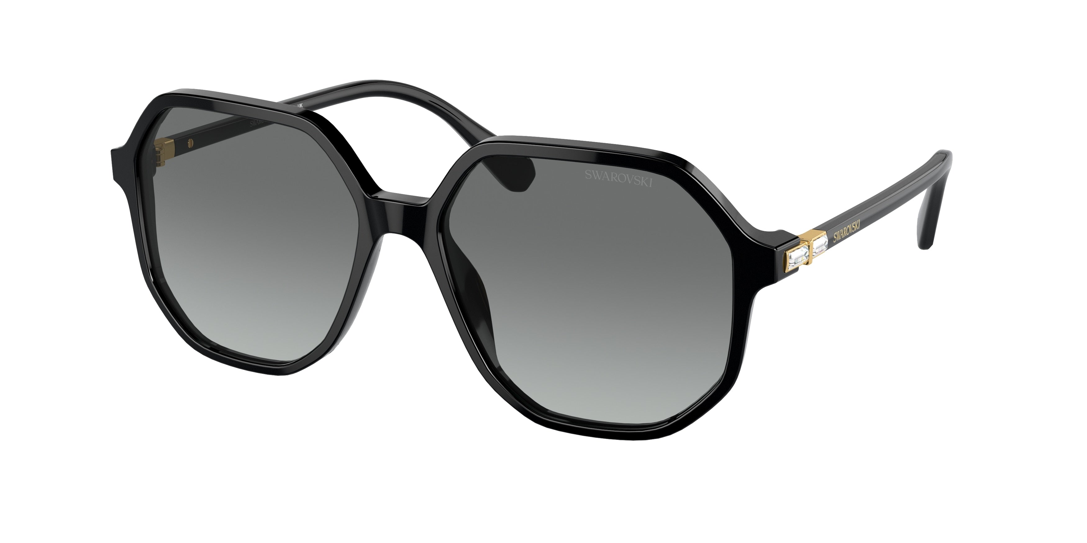 Swarovski SK6003 Sunglasses - Black / Grey gradient