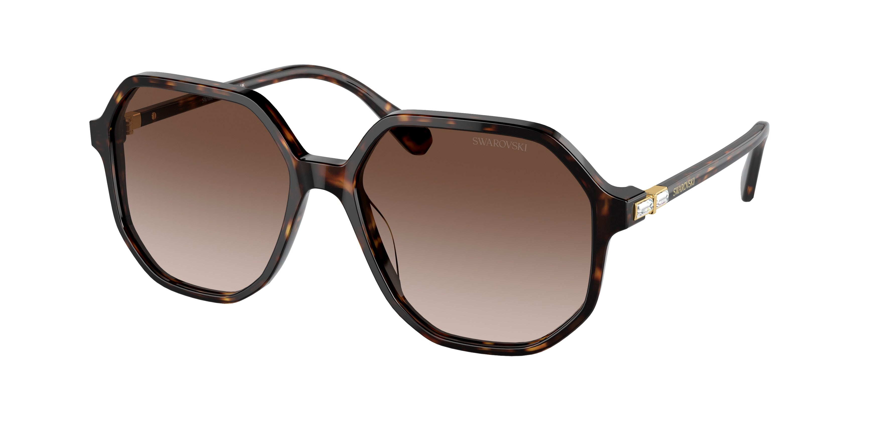 Swarovski SK6003 Sunglasses - Havana / Brown gradient