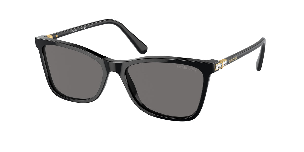 Swarovski SK6004 Sunglasses - Black / Dark grey polarized