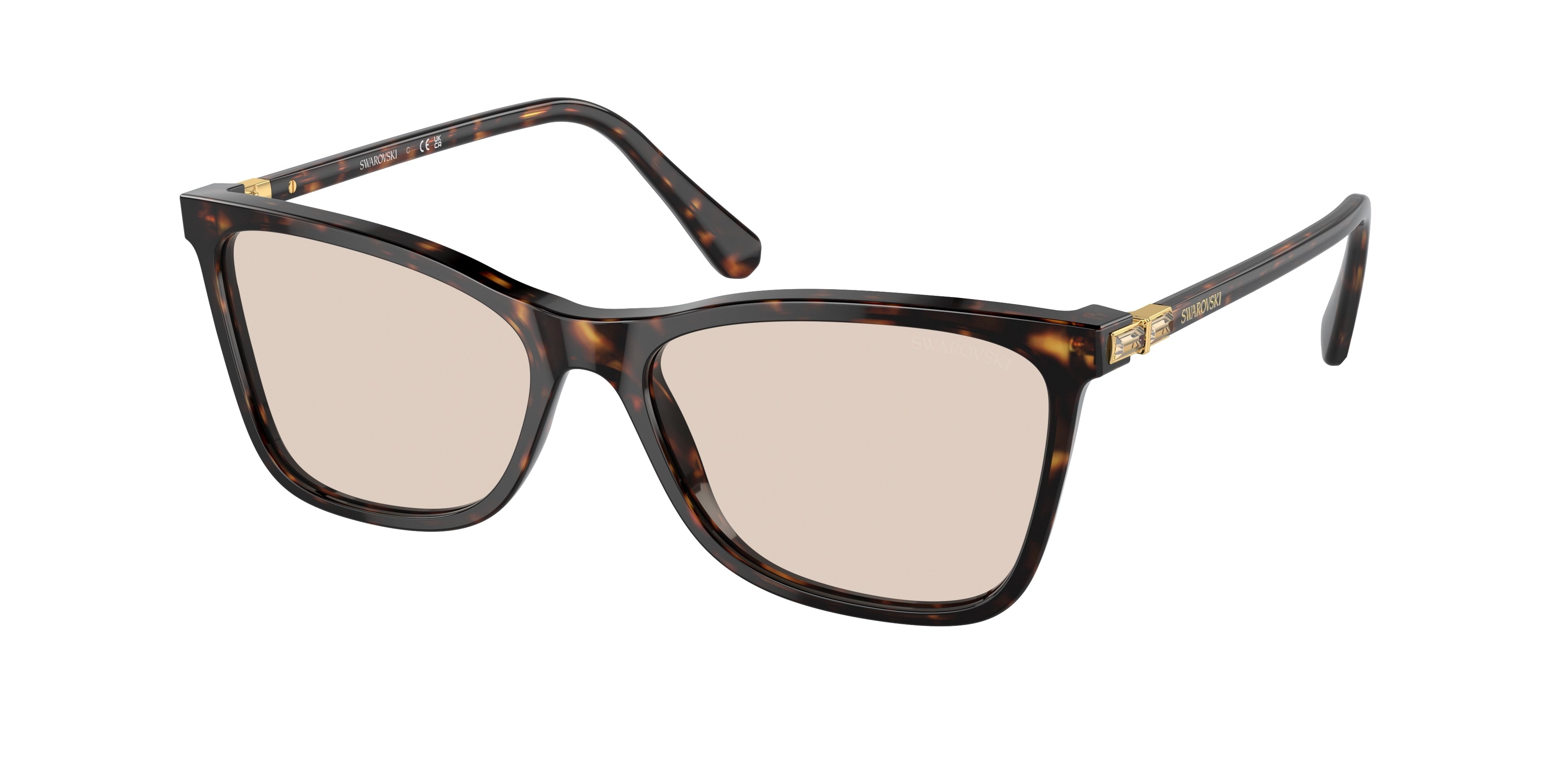 Swarovski SK6004 Sunglasses - Dark Havana / Photo brown