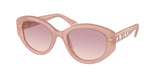 Pink Opal / Brown gradient violet
