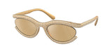 Gold / Light yellow mirror silver internal