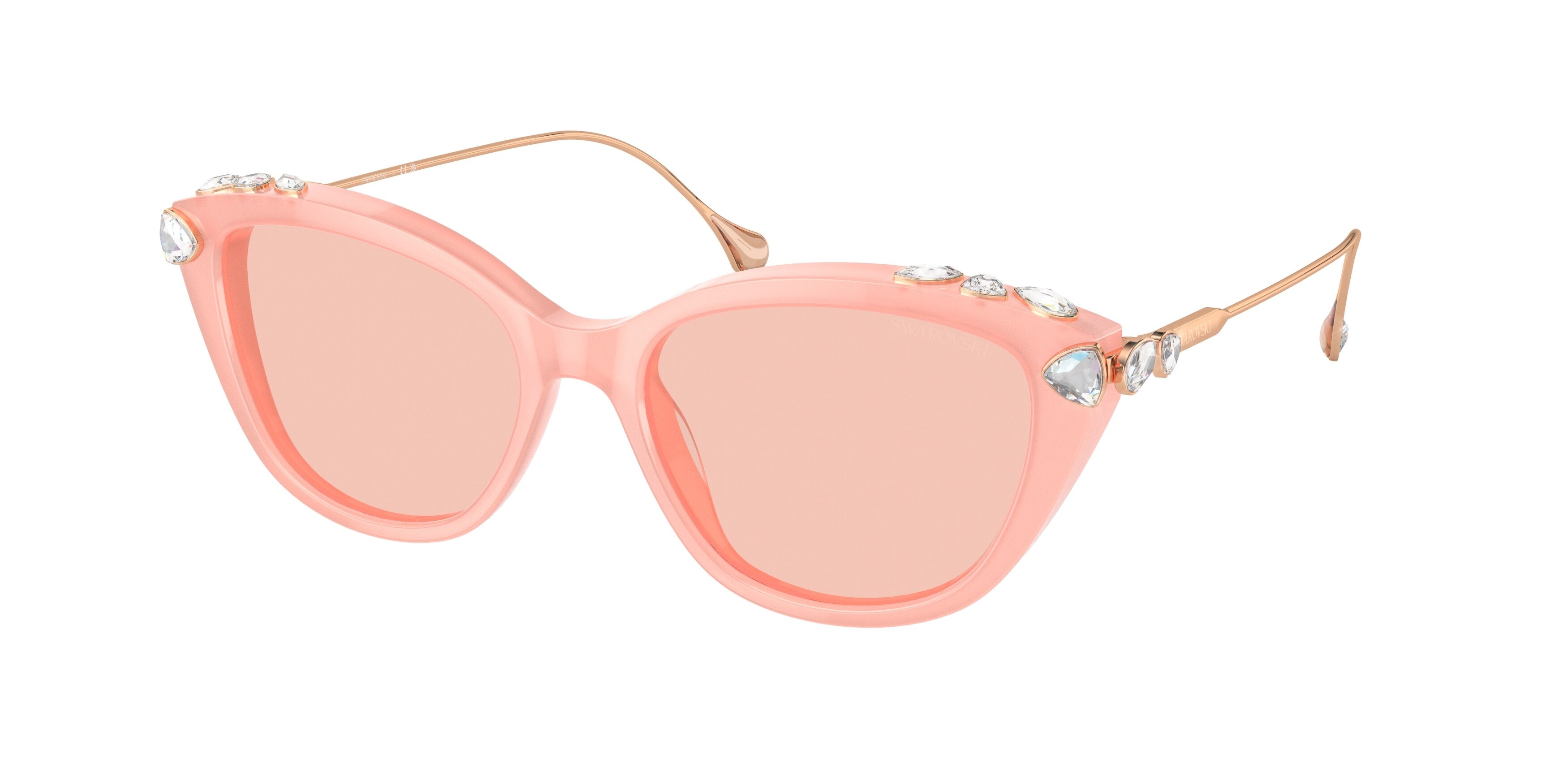 Swarovski SK6010 Sunglasses - Opal Pink / Light pink