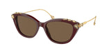 Opal Burgundy / Dark brown