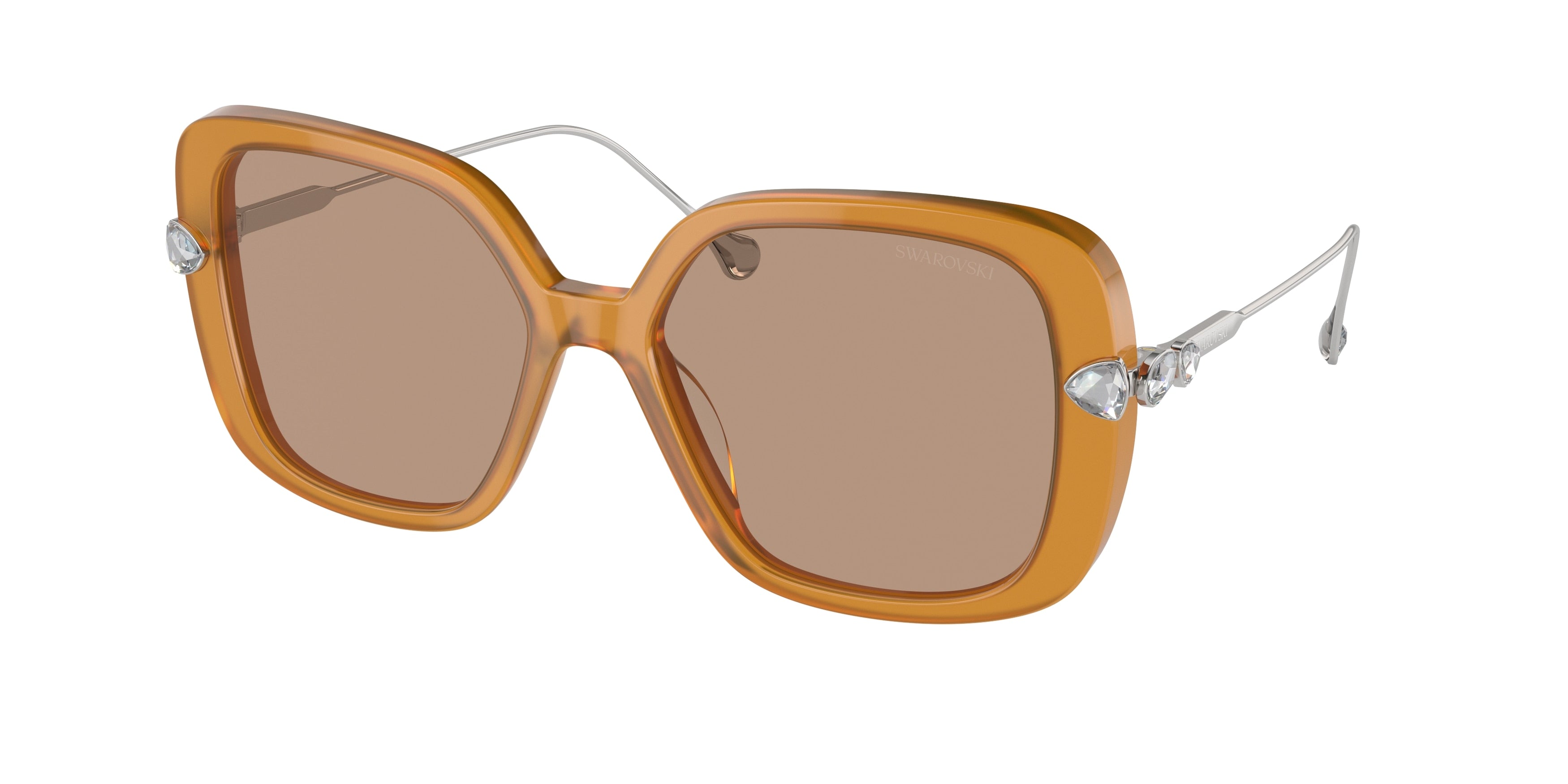 Swarovski SK6011F Sunglasses - Brown / Light brown