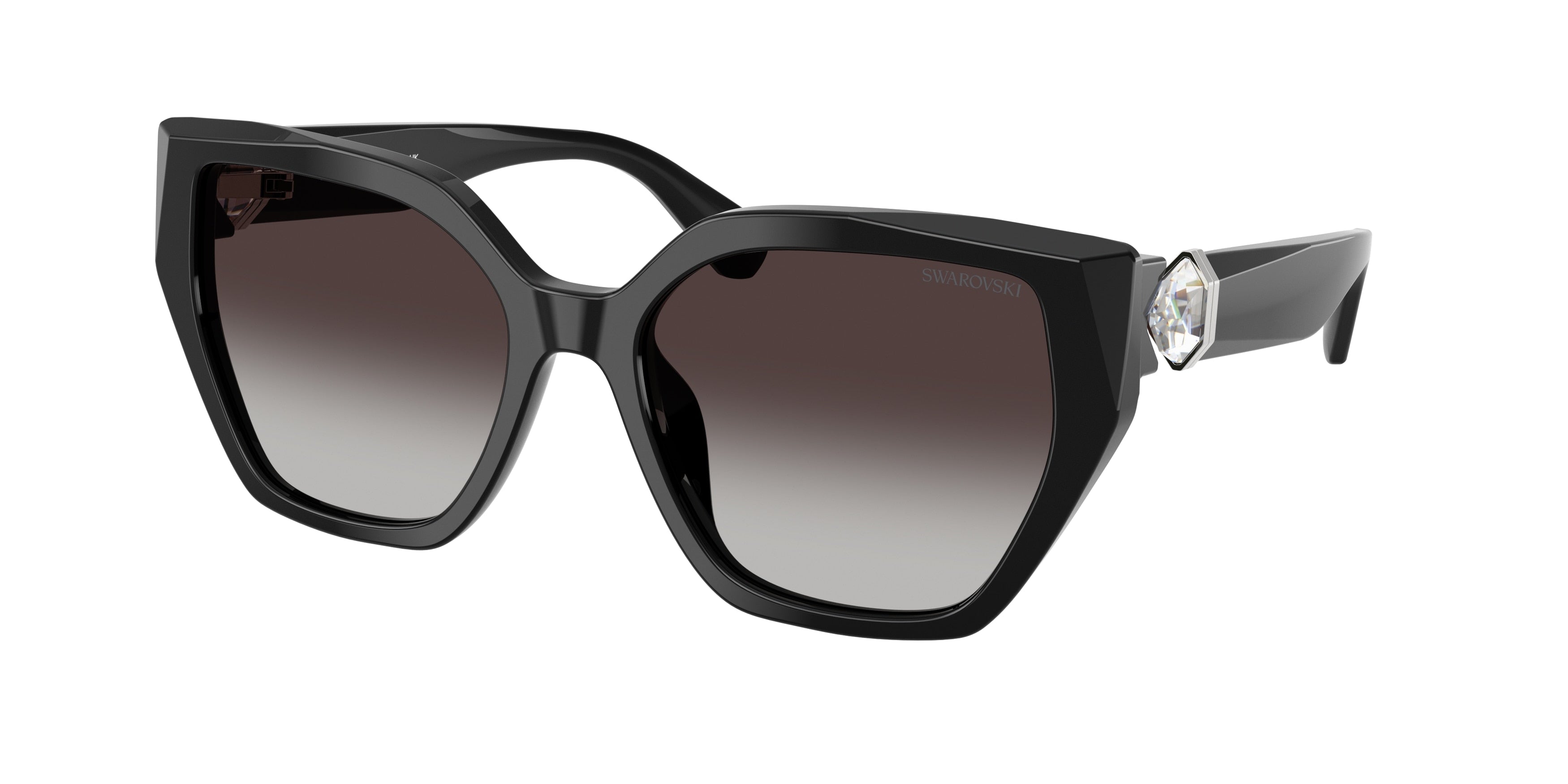 Swarovski SK6044U Sunglasses - Black / Gradient grey