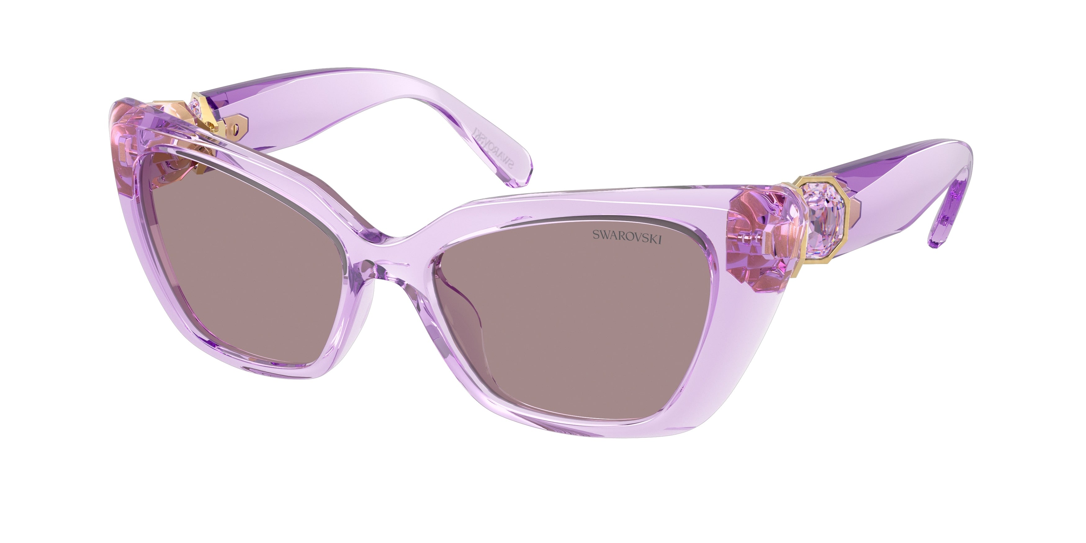 Swarovski SK6047 Sunglasses - Transparent Lilac / Violet