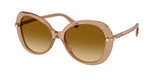 Transparent Beige / Yellow gradient light brown