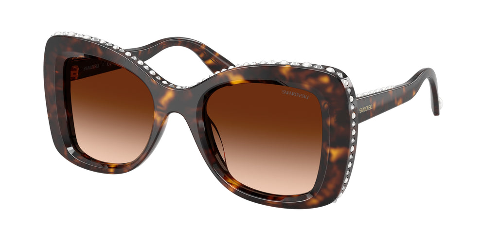 Swarovski SK6062U Sunglasses - Havana / Gradient brown