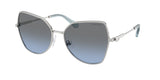Silver / Blue gradient grey