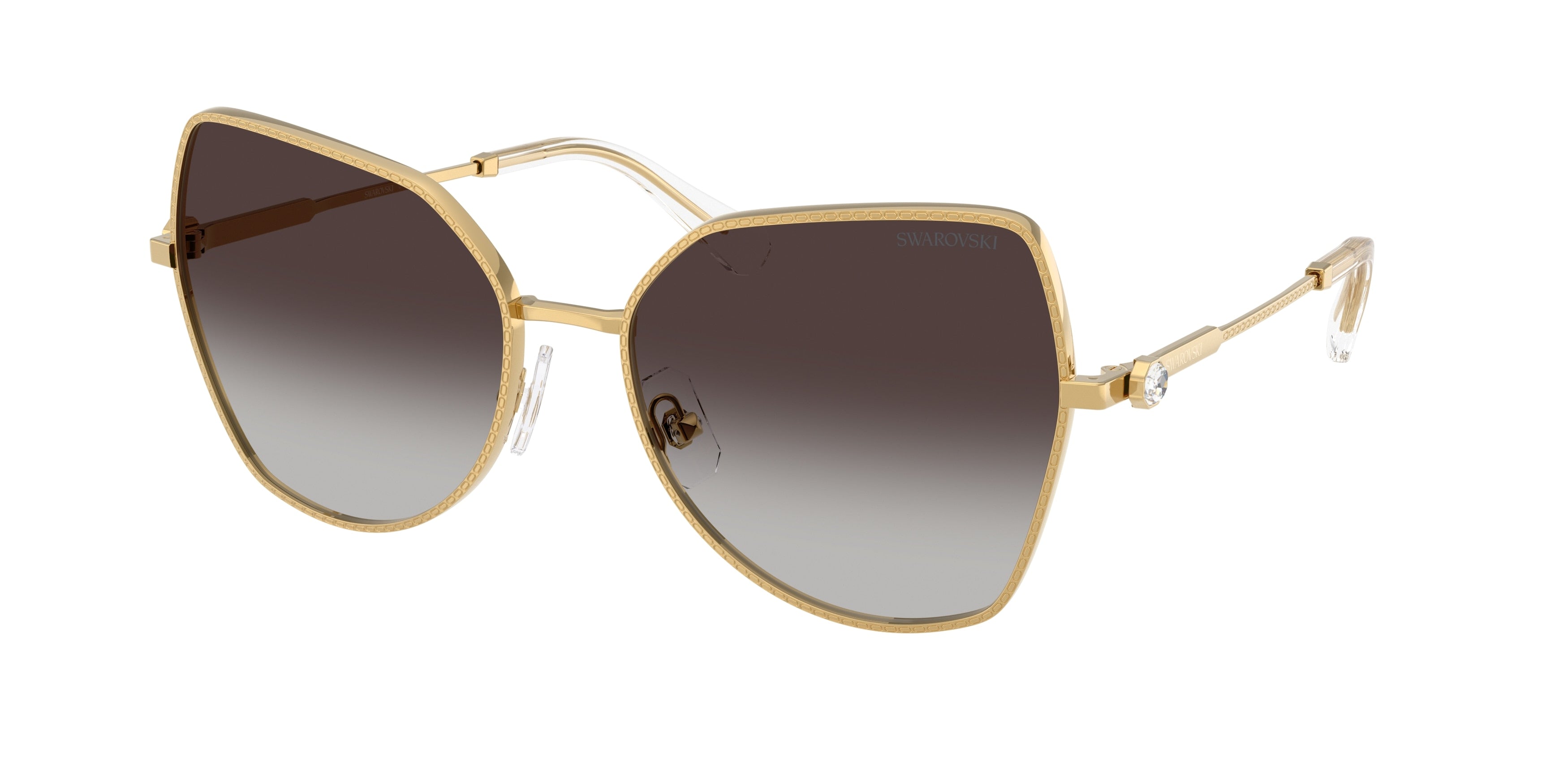 Swarovski SK7037 Sunglasses - Gold / Gradient grey