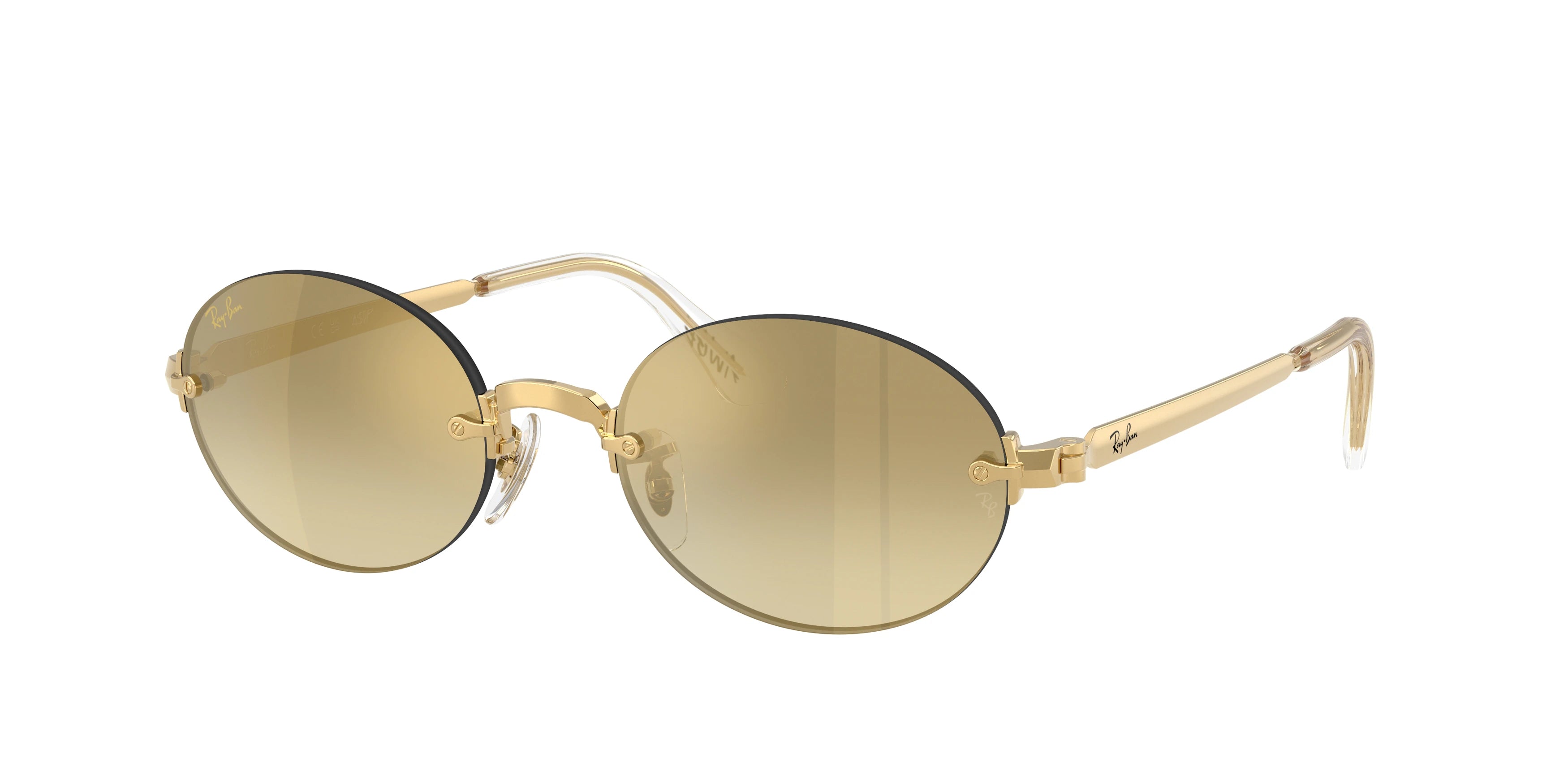 Ray-Ban RB3929 sunglasses in Arista gold with Gradient - mirror lenses
