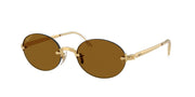 Arista gold / Dark brown polarized