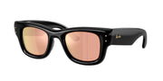 Black / Dark brown mirror rose gold