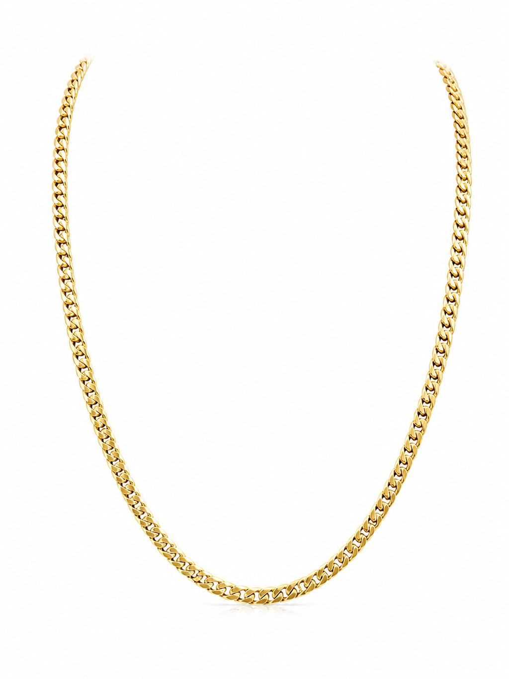 9ct Curb Link Chain 45cm 4mm