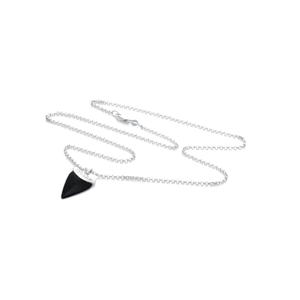Stolen Girlfriends Sabre Jaws Cola Quartz Necklace Silver - jewellery product photo on white background
