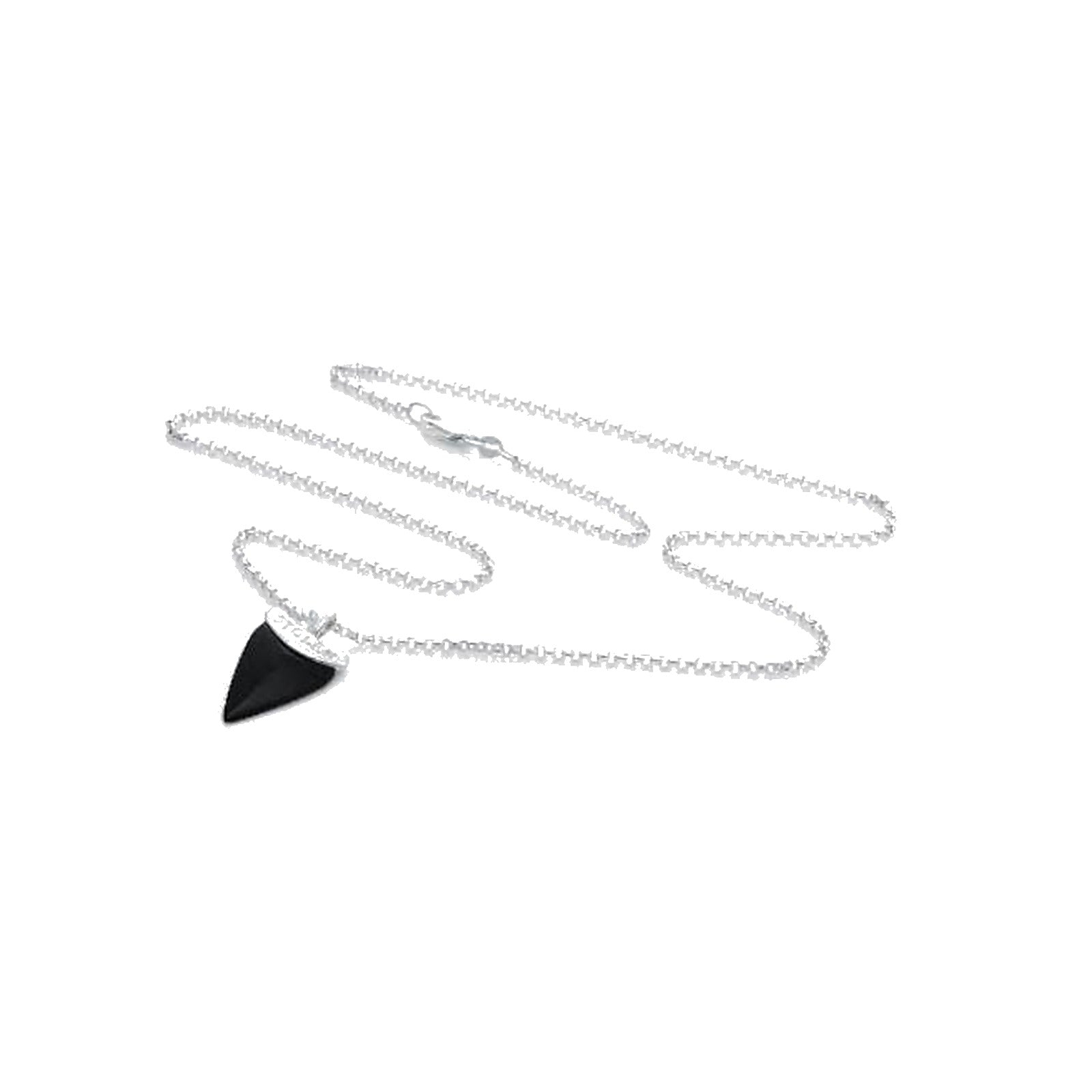 Stolen Girlfriends Sabre Jaws Cola Quartz Necklace Silver - jewellery product photo on white background