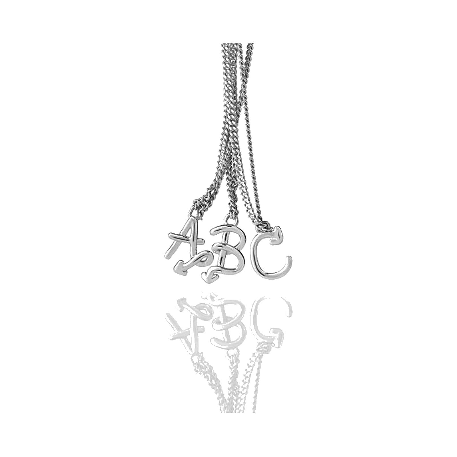 Karen Walker Letter "B" Pendant - jewellery product photo on white background