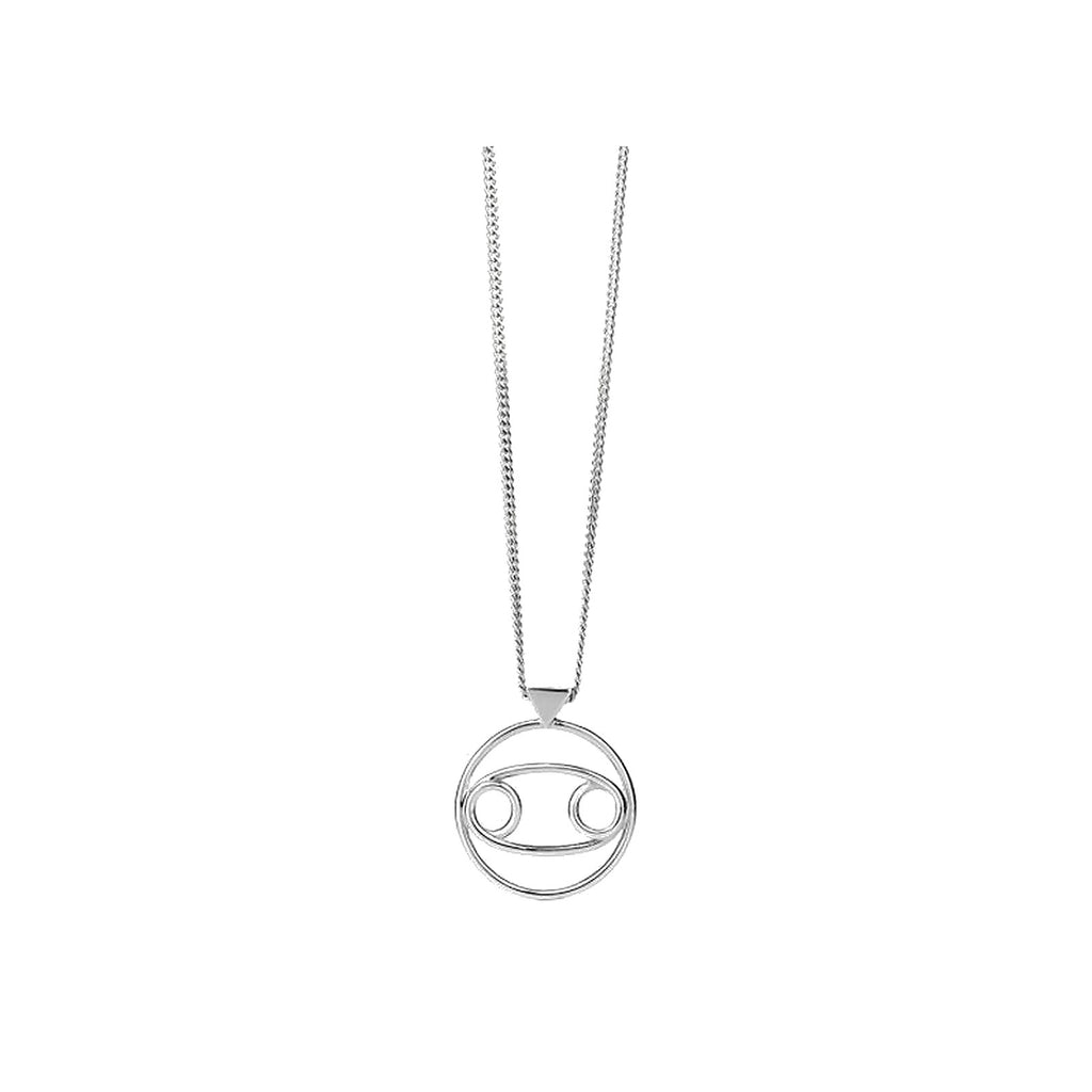 Karen Walker Cancer Necklace Silver - jewellery product photo on white background