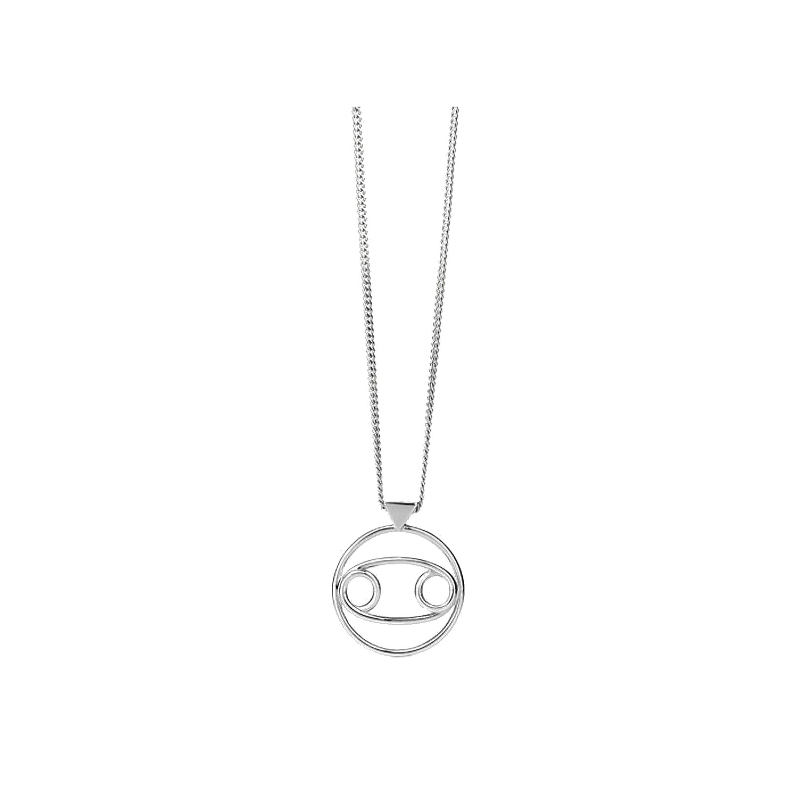 Karen Walker Cancer Necklace Silver - jewellery product photo on white background