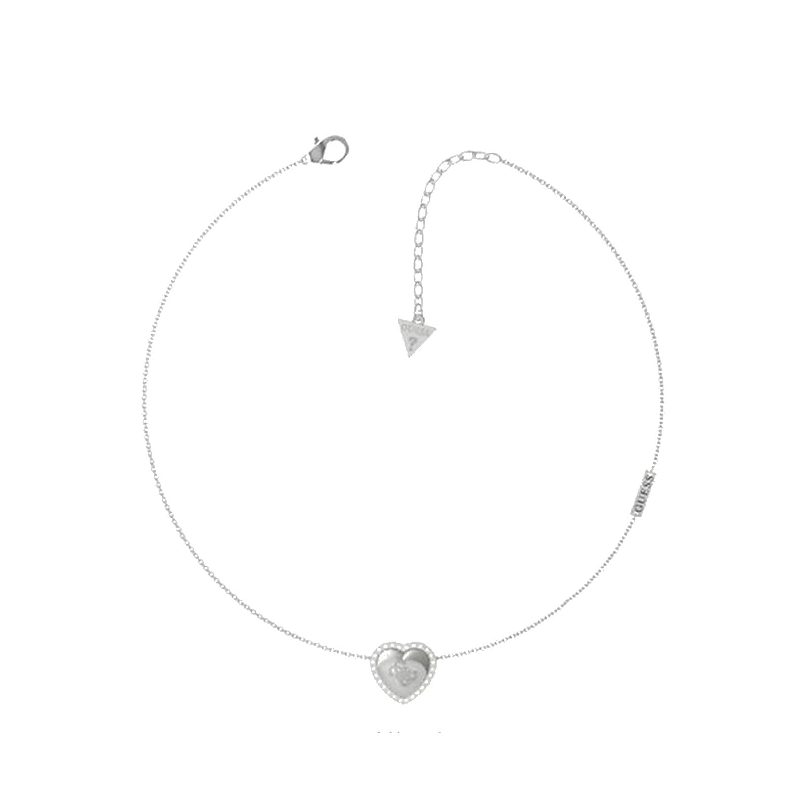 GUESS Heart Necklace – Model JUBN01066JWRHT-U - jewellery product photo on white background