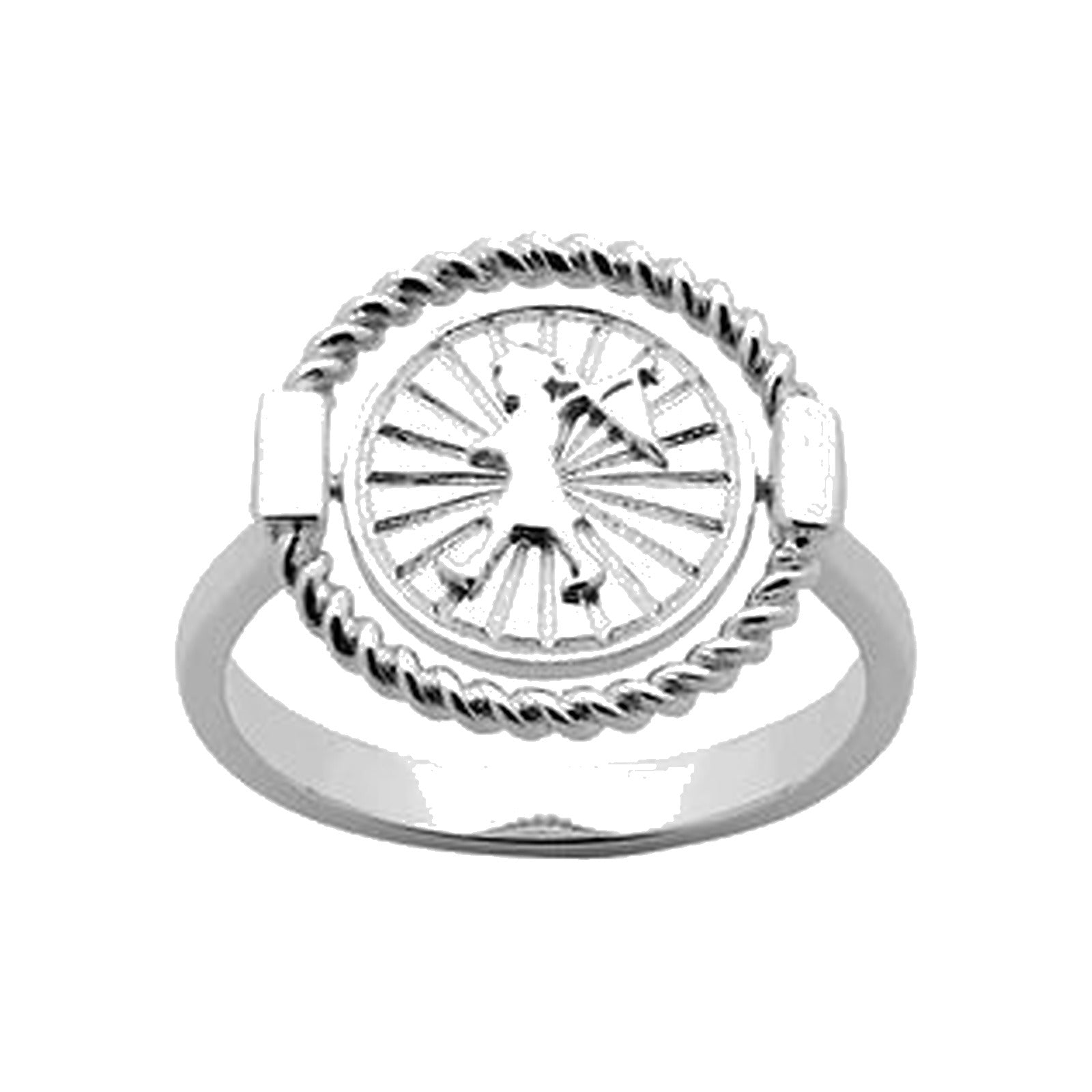 Karen Walker Voyager Spin Ring - jewellery product photo on white background