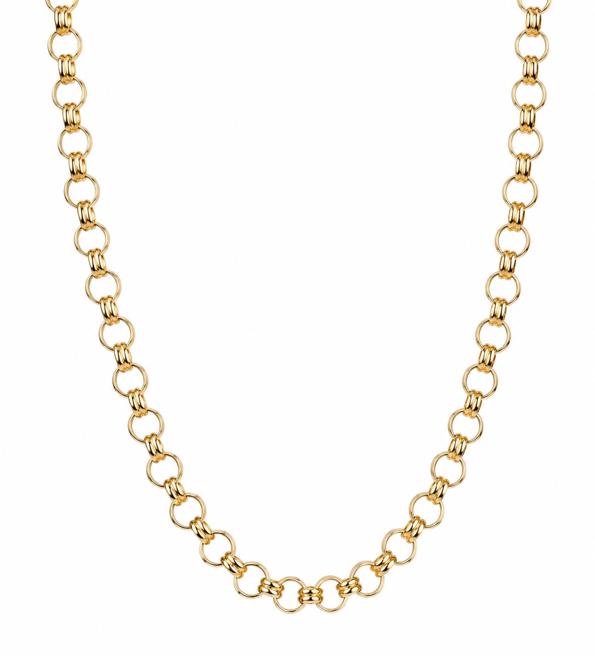 9ct Gold Belcher Chain 6.2mm 54cm